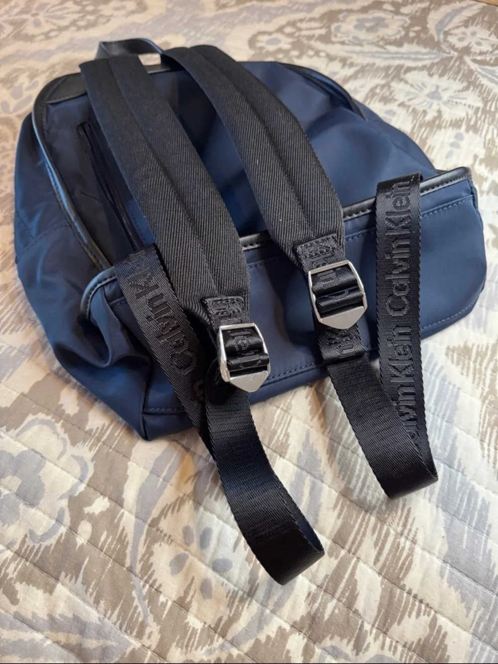 Calvin Klein Lisa Nylon Navy Backpack